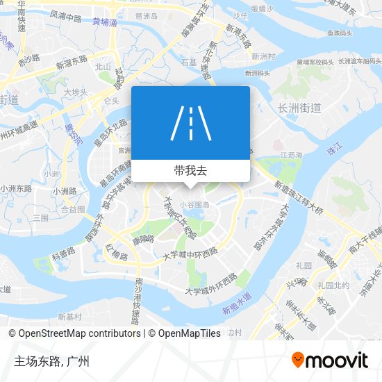 主场东路地图