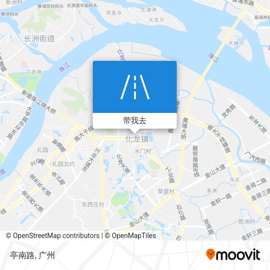 亭南路地图