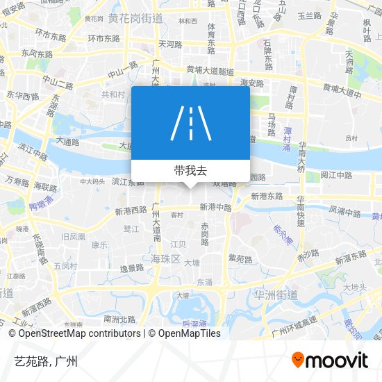 艺苑路地图