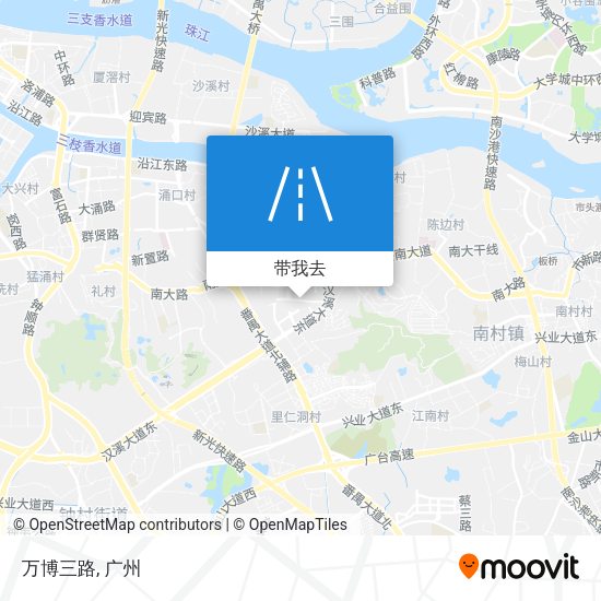 万博三路地图