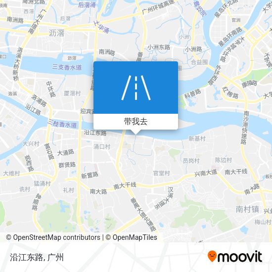 沿江东路地图