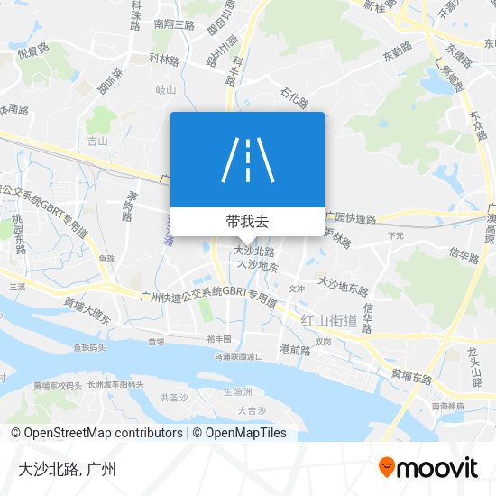 大沙北路地图