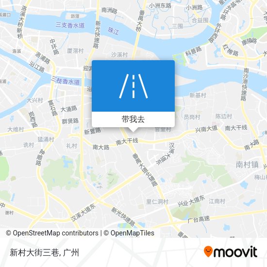 新村大街三巷地图