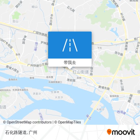 石化路隧道地图