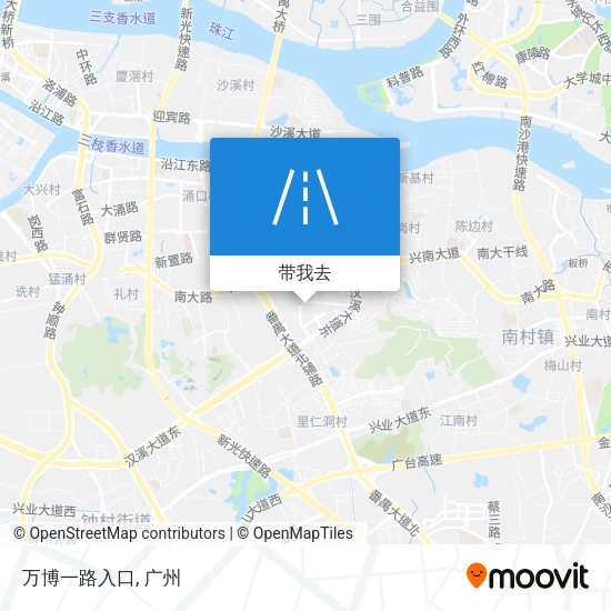 万博一路入口地图