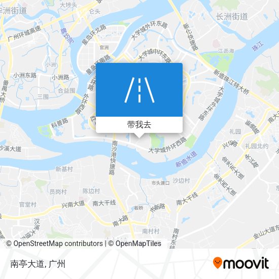 南亭大道地图