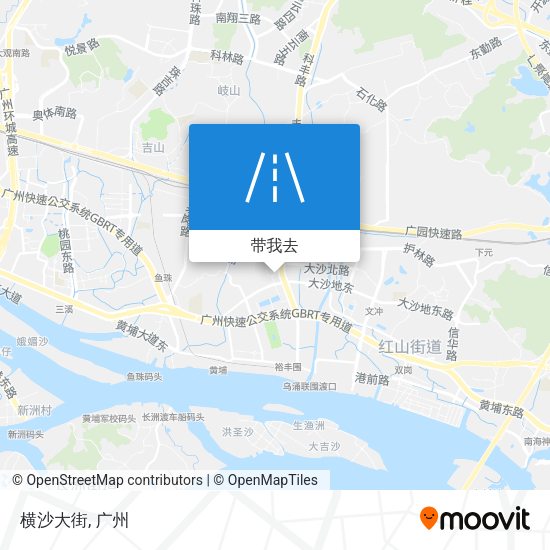 横沙大街地图