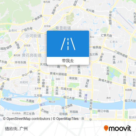 德欣街地图