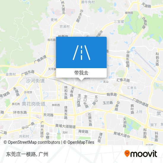 东莞庄一横路地图