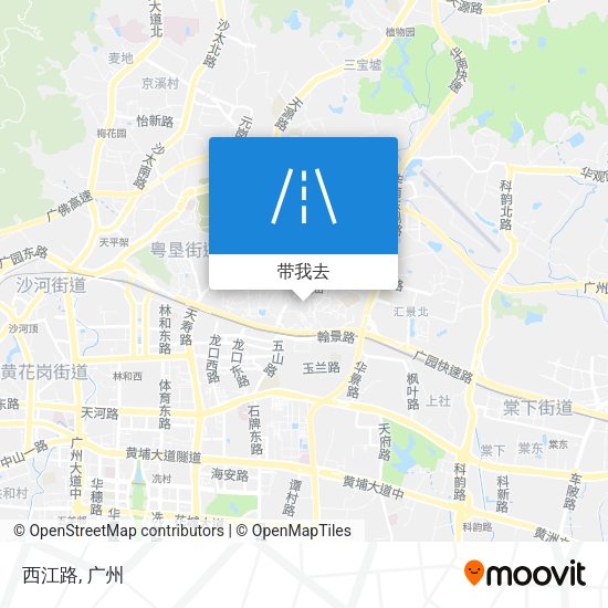 西江路地图