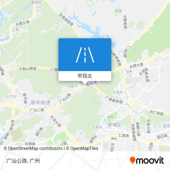 广汕公路地图
