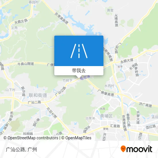广汕公路地图