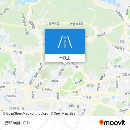 芳草甸路地图