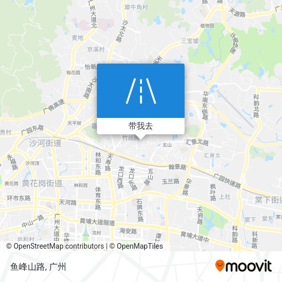 鱼峰山路地图