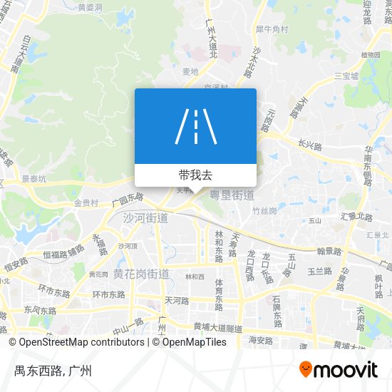 禺东西路地图