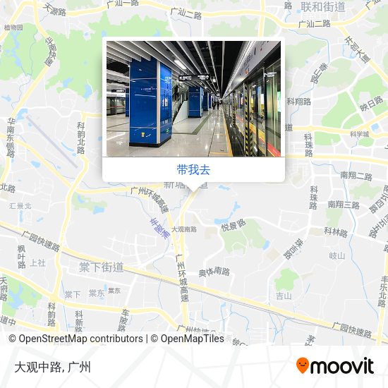 大观中路地图