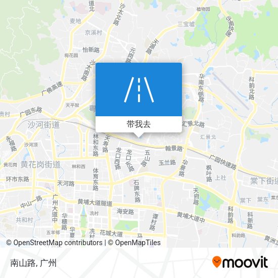 南山路地图