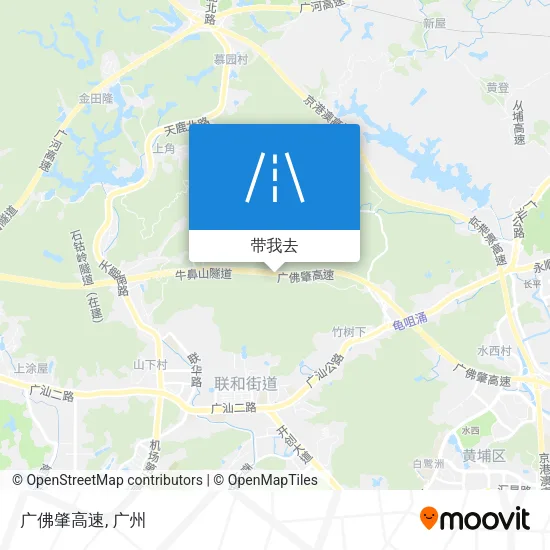 广佛肇高速地图
