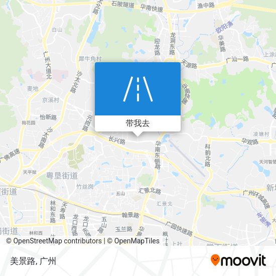 美景路地图