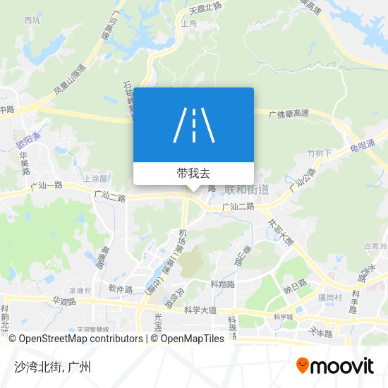 沙湾北街地图
