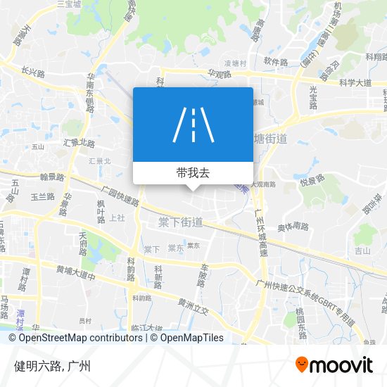 健明六路地图
