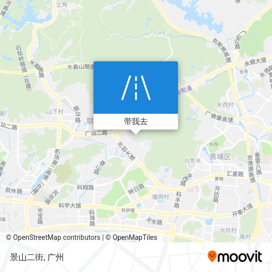 景山二街地图