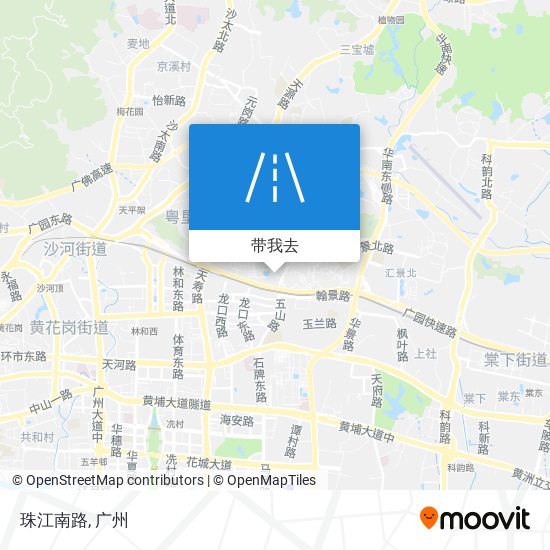 珠江南路地图