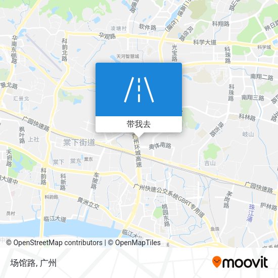 场馆路地图