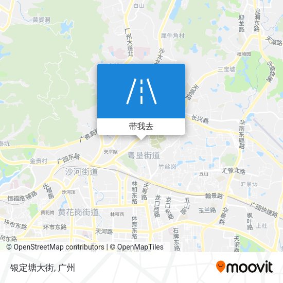 银定塘大街地图