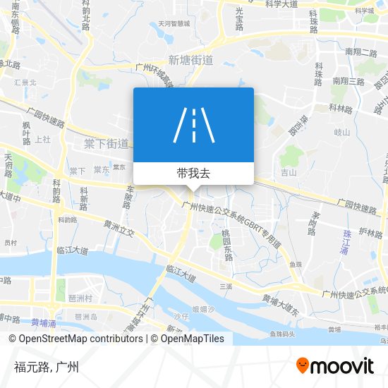 福元路地图