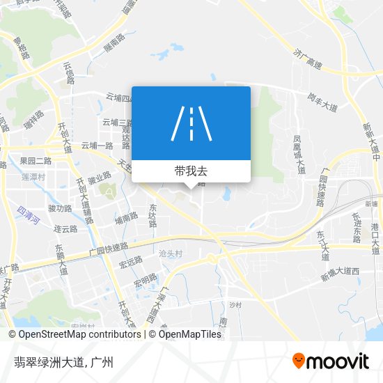 翡翠绿洲大道地图