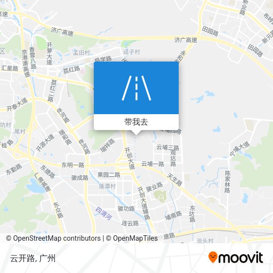 云开路地图