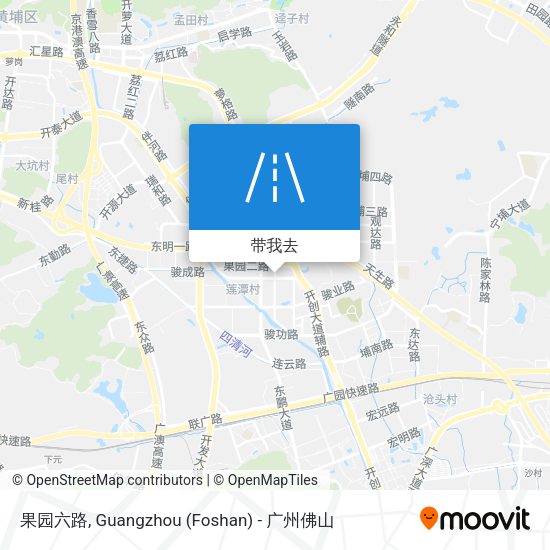 果园六路地图