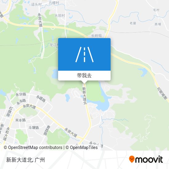 新新大道北地图