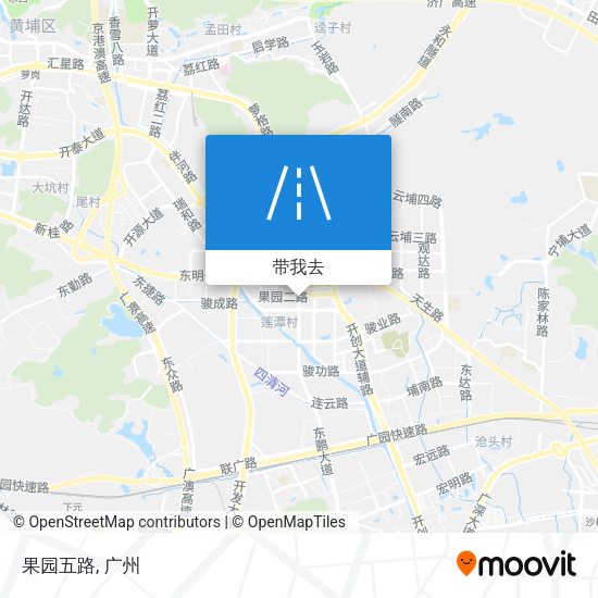 果园五路地图