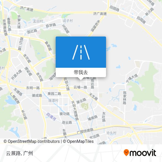云展路地图