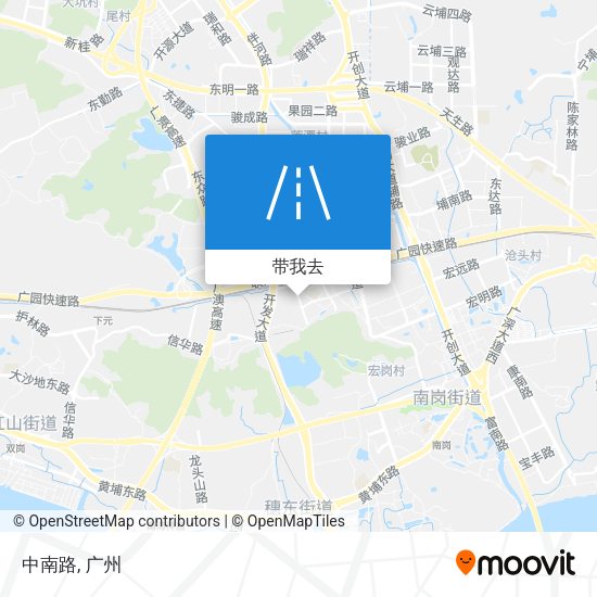 中南路地图