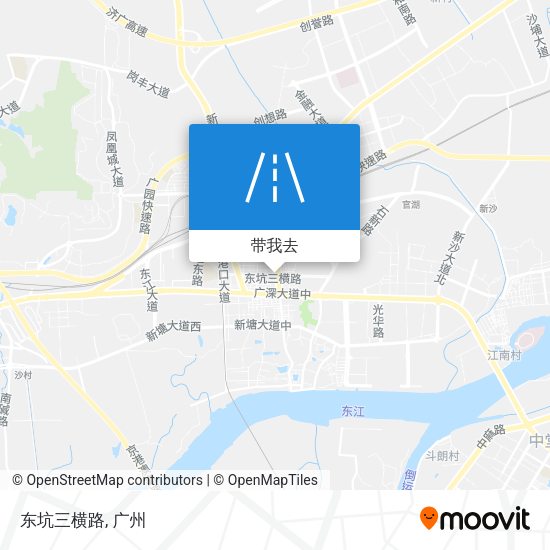 东坑三横路地图