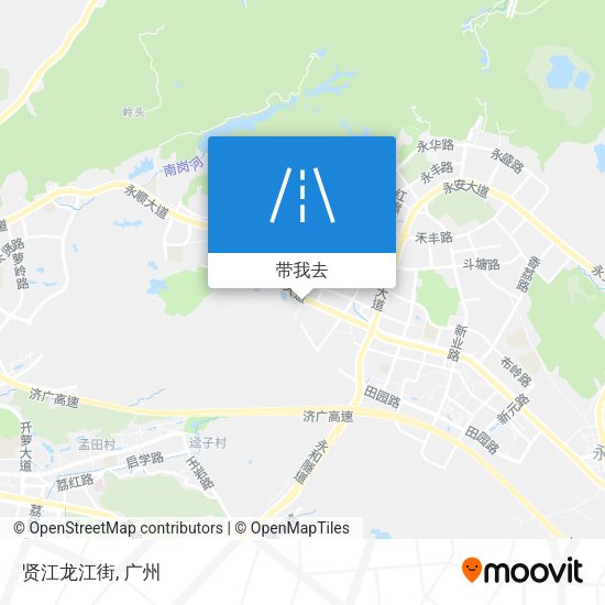 贤江龙江街地图