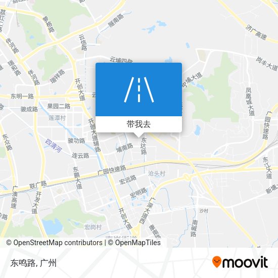 东鸣路地图