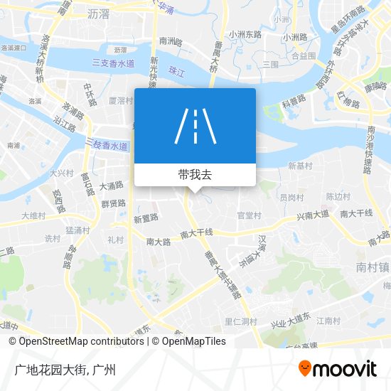 广地花园大街地图