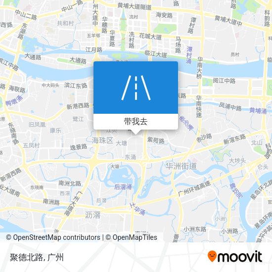 聚德北路地图