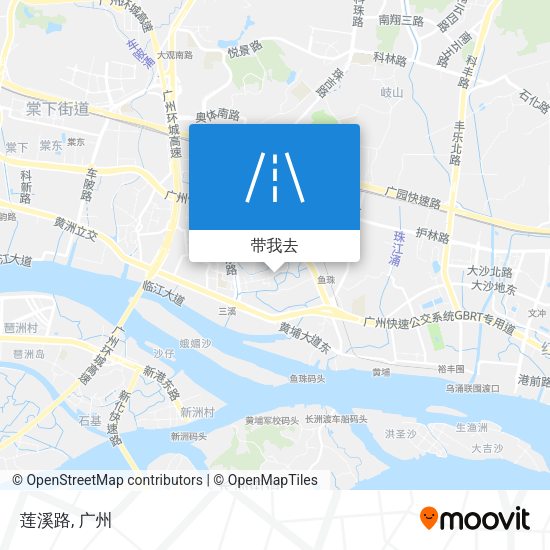 莲溪路地图