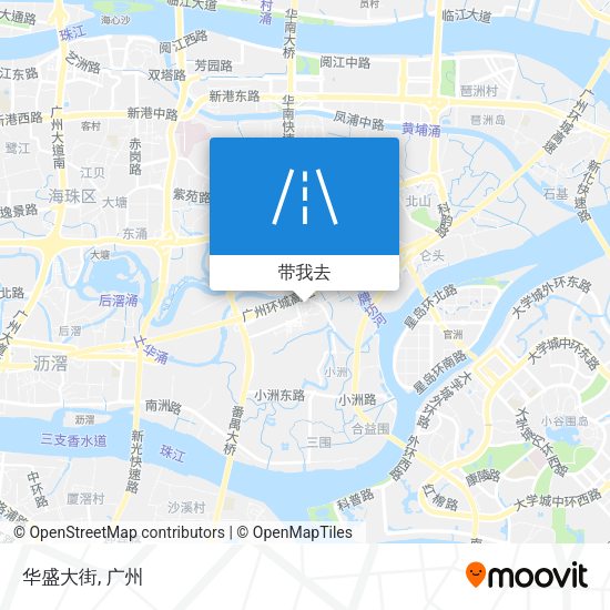 华盛大街地图