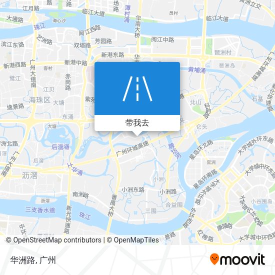 华洲路地图