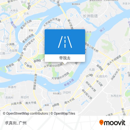 求真街地图