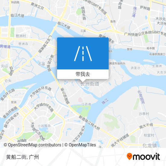 黄船二街地图