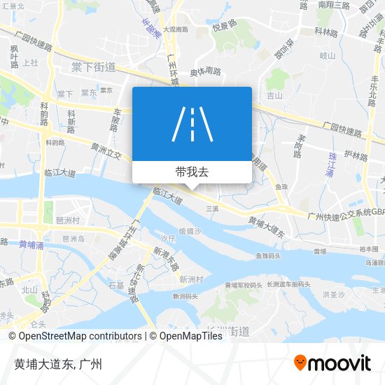 黄埔大道东地图