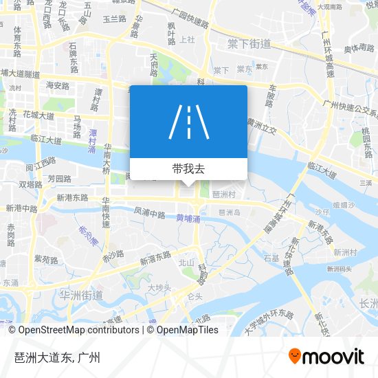 琶洲大道东地图