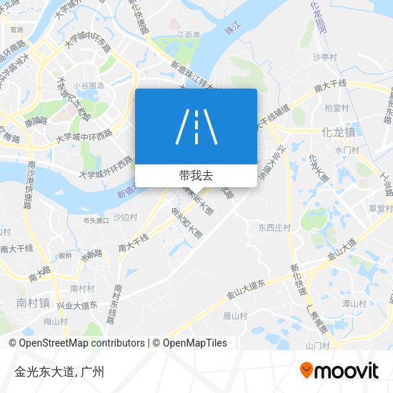 金光东大道地图